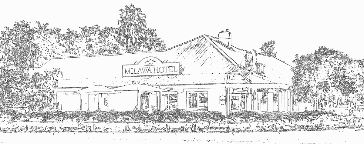 Milawa Pub Victoria Drawing